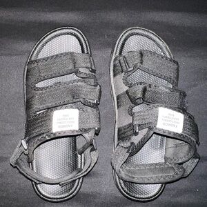 Black Strappy Sandals